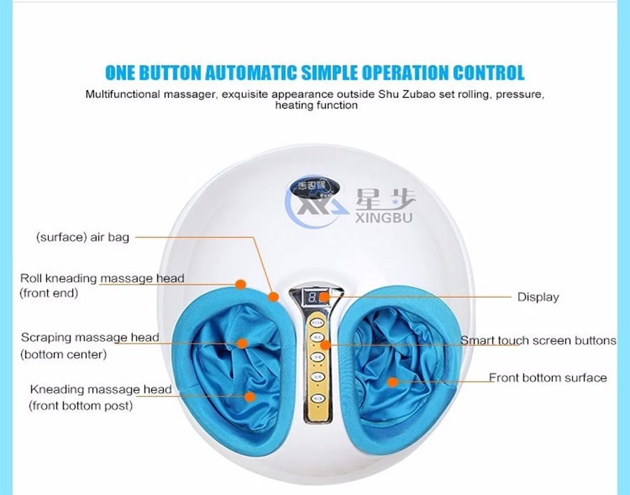 Shiatsu Kneading And Rolling Foot Massager