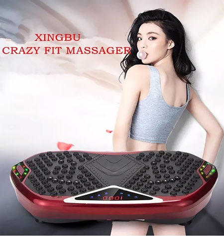 XB-009 Ultra Compact Remote Control Vibration Plate With Powerful Silent Drive Motor