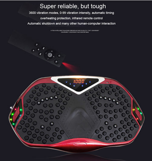 XB-009 Ultra Compact Remote Control Vibration Plate With Powerful Silent Drive Motor