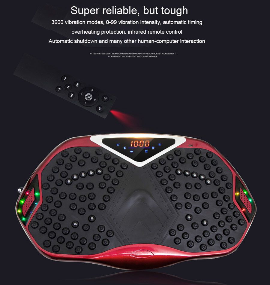 XB-009 Ultra Compact Remote Control Vibration Plate With Powerful Silent Drive Motor